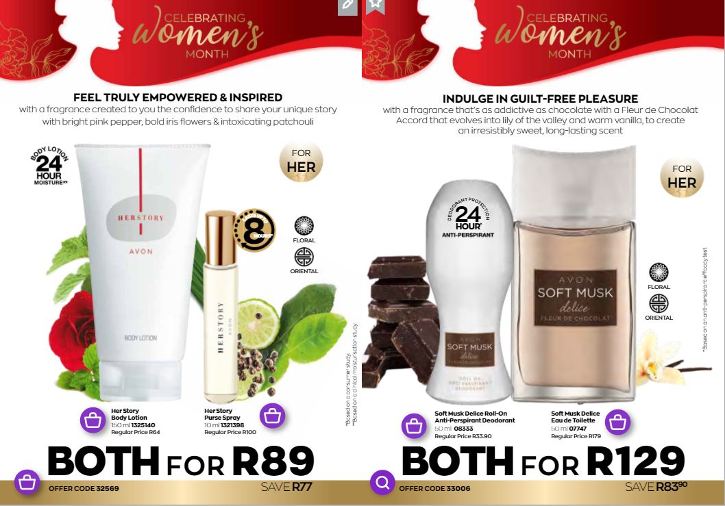 Avon Women's Month Specials 2021 - Avon Lady