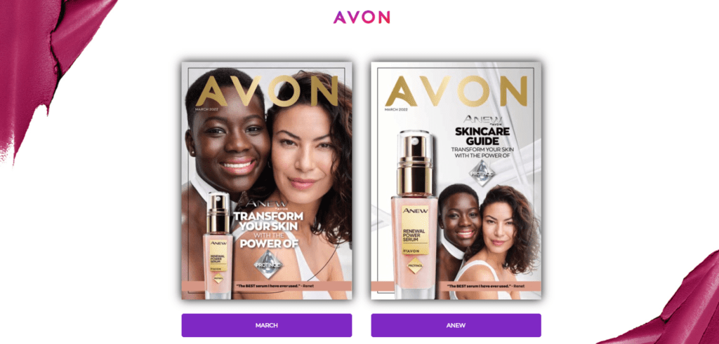 Avon Online March Brochures