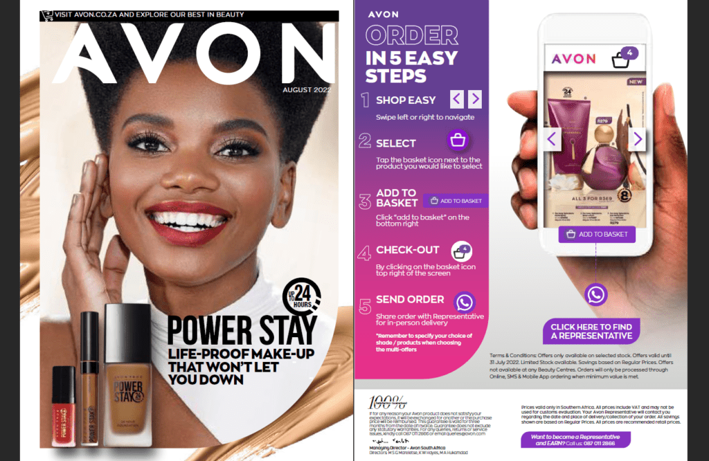 Avon August Brochure PDF Download South Africa Avon Lady